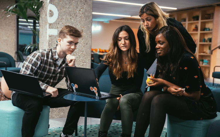 The MVF editorial and content team at work